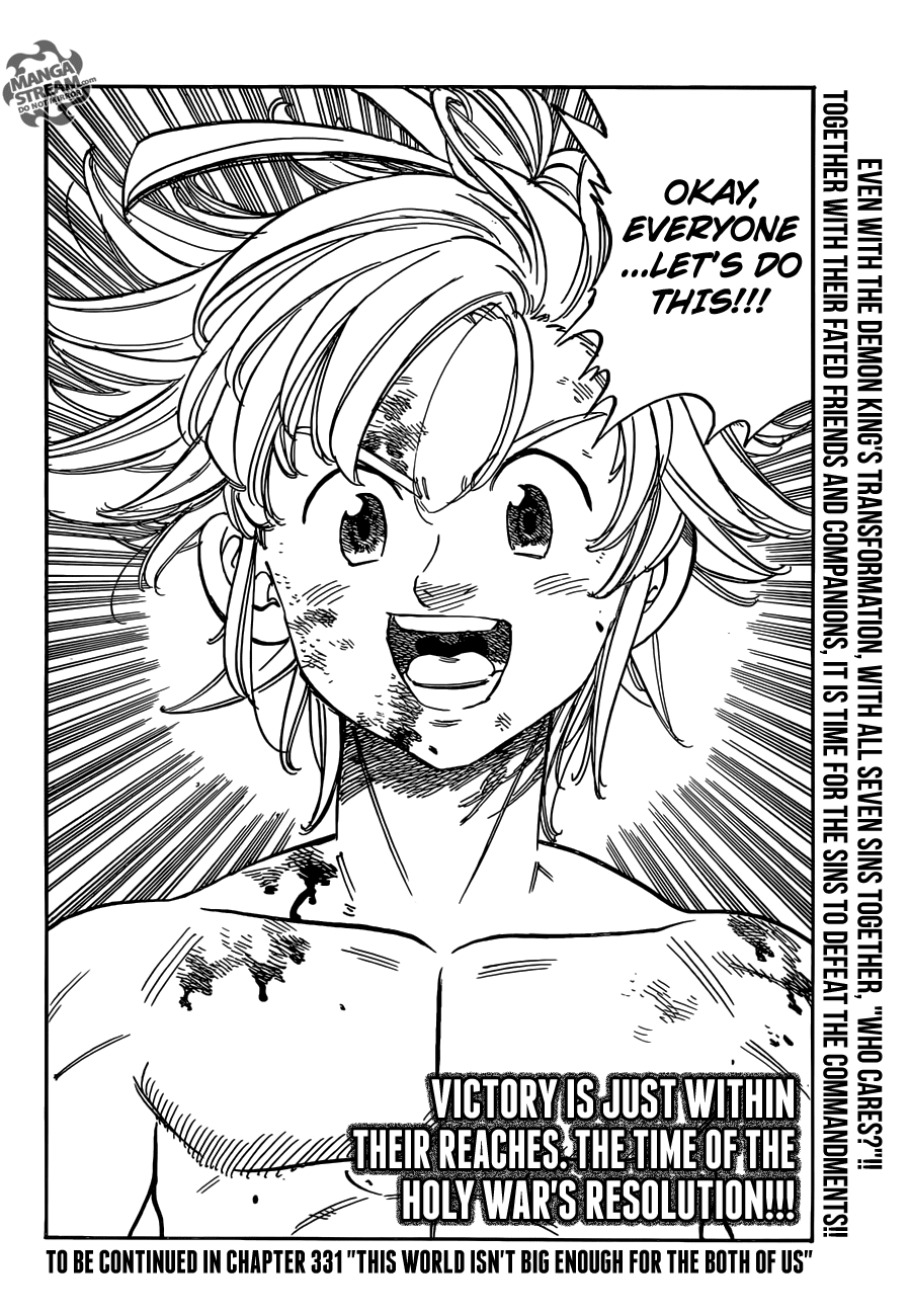 Nanatsu no Taizai Chapter 330 page 18 - Chapter 330: Struggling