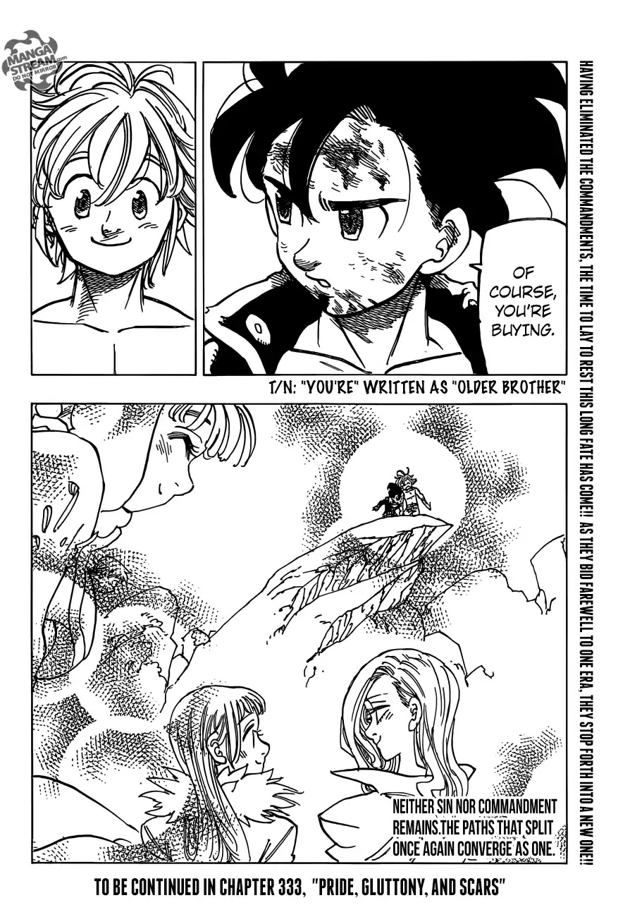 Nanatsu no Taizai Chapter 332 page 19 - Chapter 332: Reparations