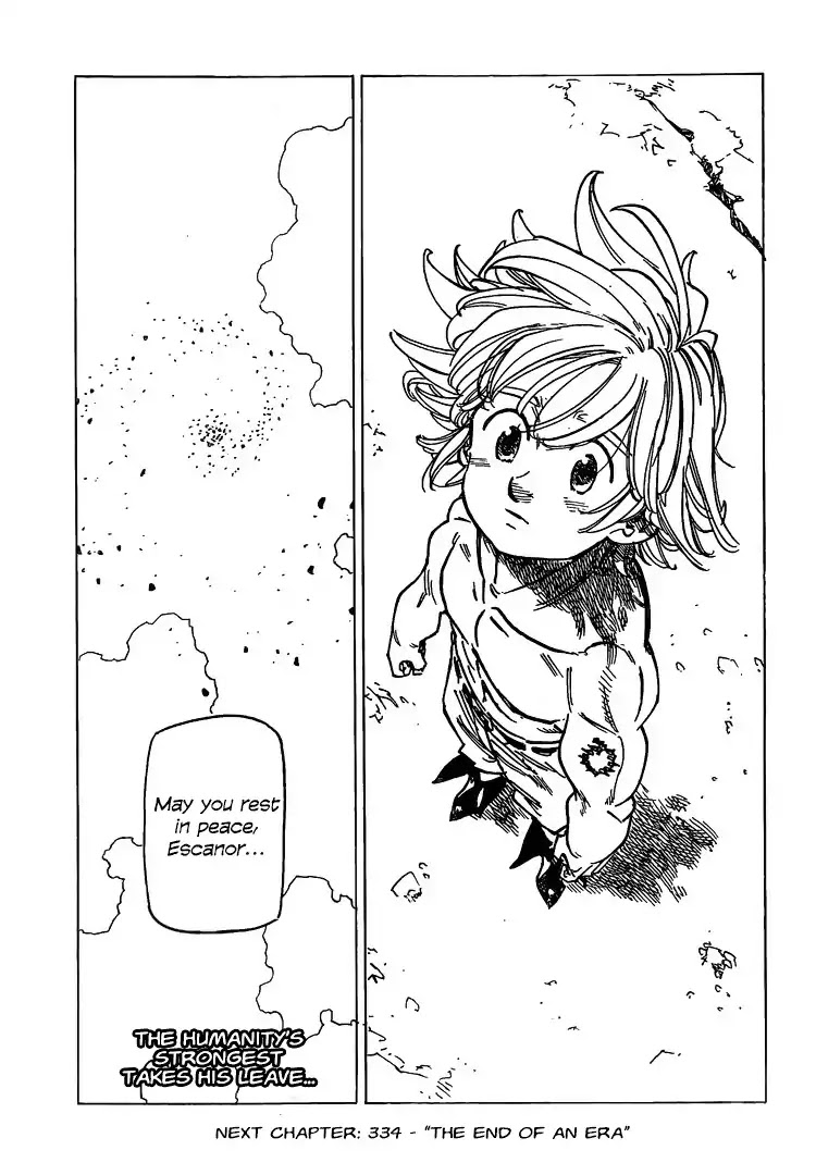 Nanatsu no Taizai Chapter 333 page 16 - Chapter 333: Pride, Gluttony, and Scars
