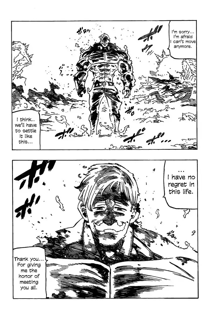 Nanatsu no Taizai Chapter 333 page 4 - Chapter 333: Pride, Gluttony, and Scars