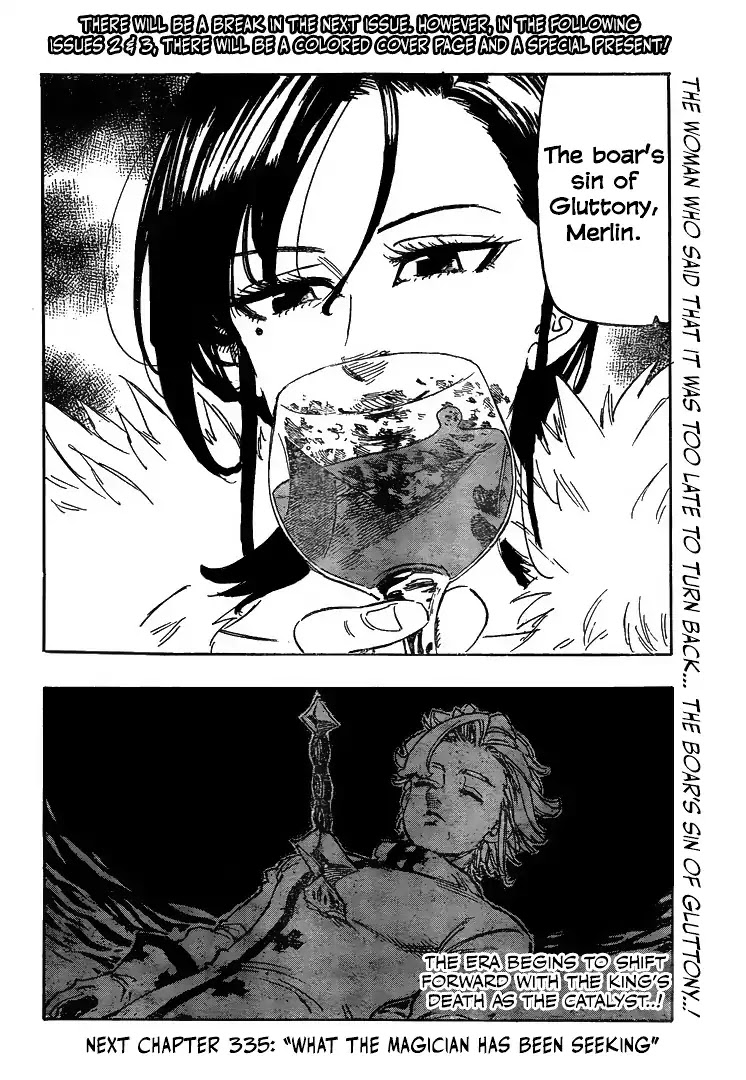 Nanatsu no Taizai Chapter 334 page 18 - Chapter 334: The End of an Era