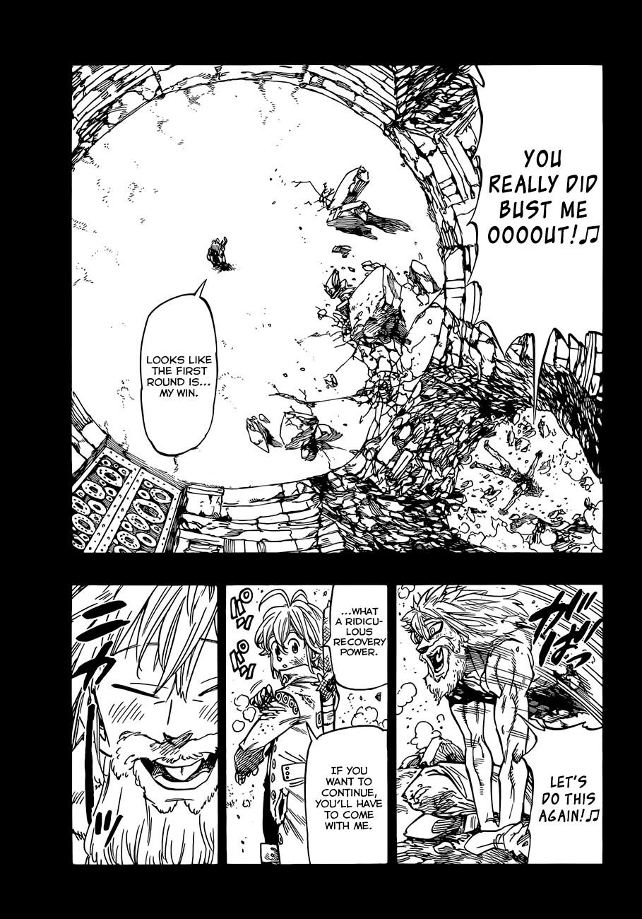 Nanatsu no Taizai Chapter 34 page 12 - Chapter 34: Meliodaz vs. Baan
