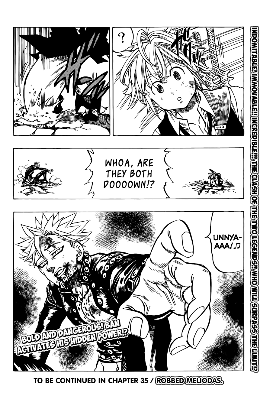 Nanatsu no Taizai Chapter 34 page 21 - Chapter 34: Meliodaz vs. Baan
