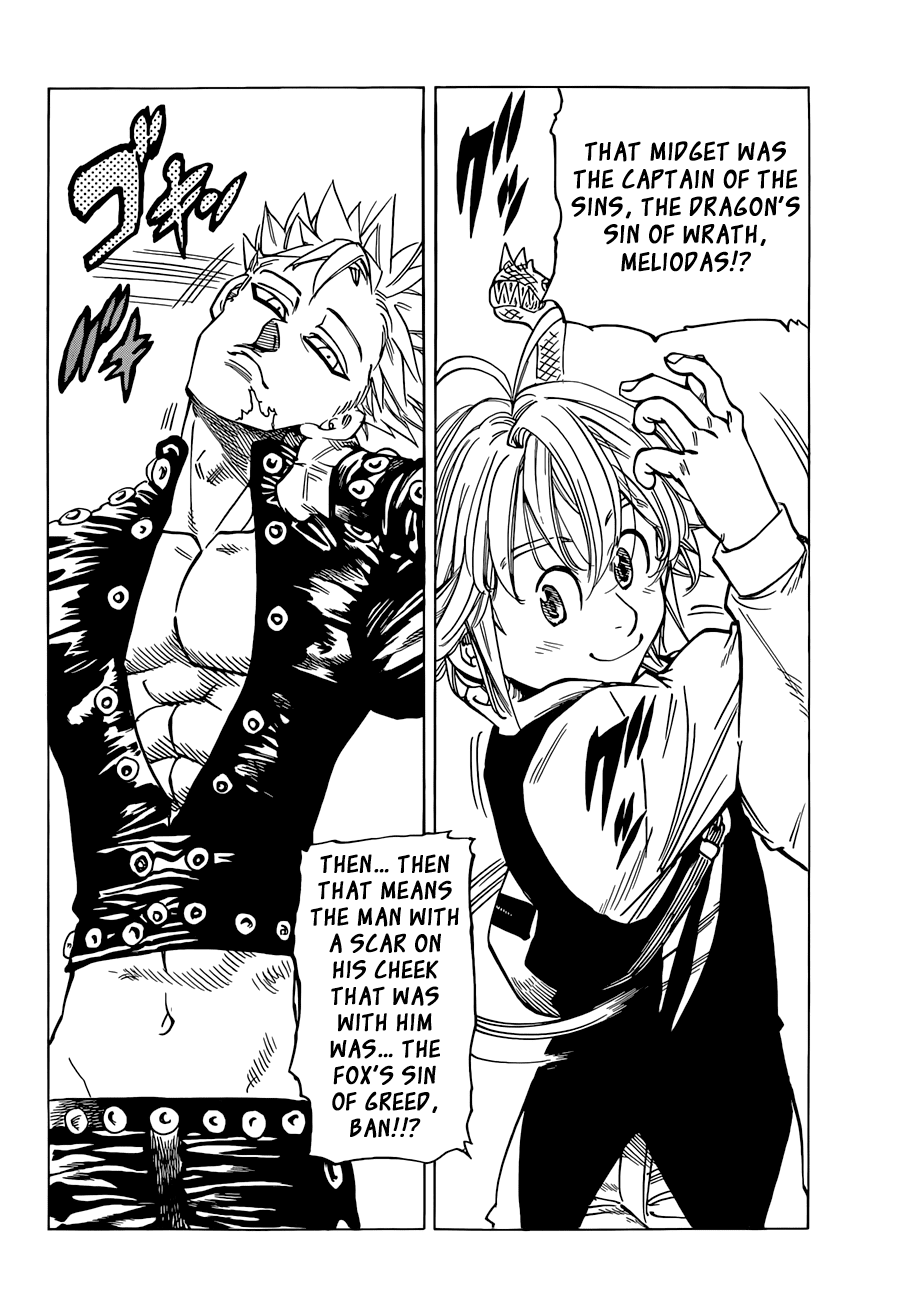 Nanatsu no Taizai Chapter 34 page 3 - Chapter 34: Meliodaz vs. Baan