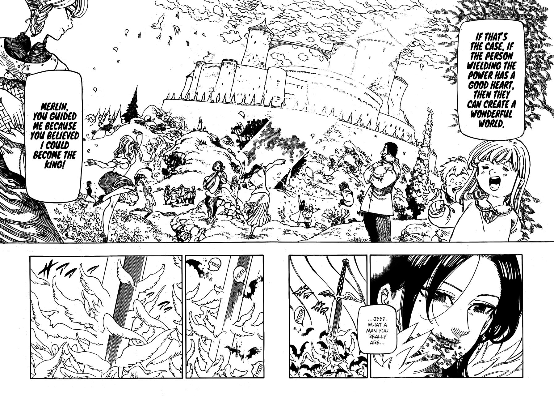 Nanatsu no Taizai Chapter 340 page 9 - Chapter 340: Because I wanted to See you