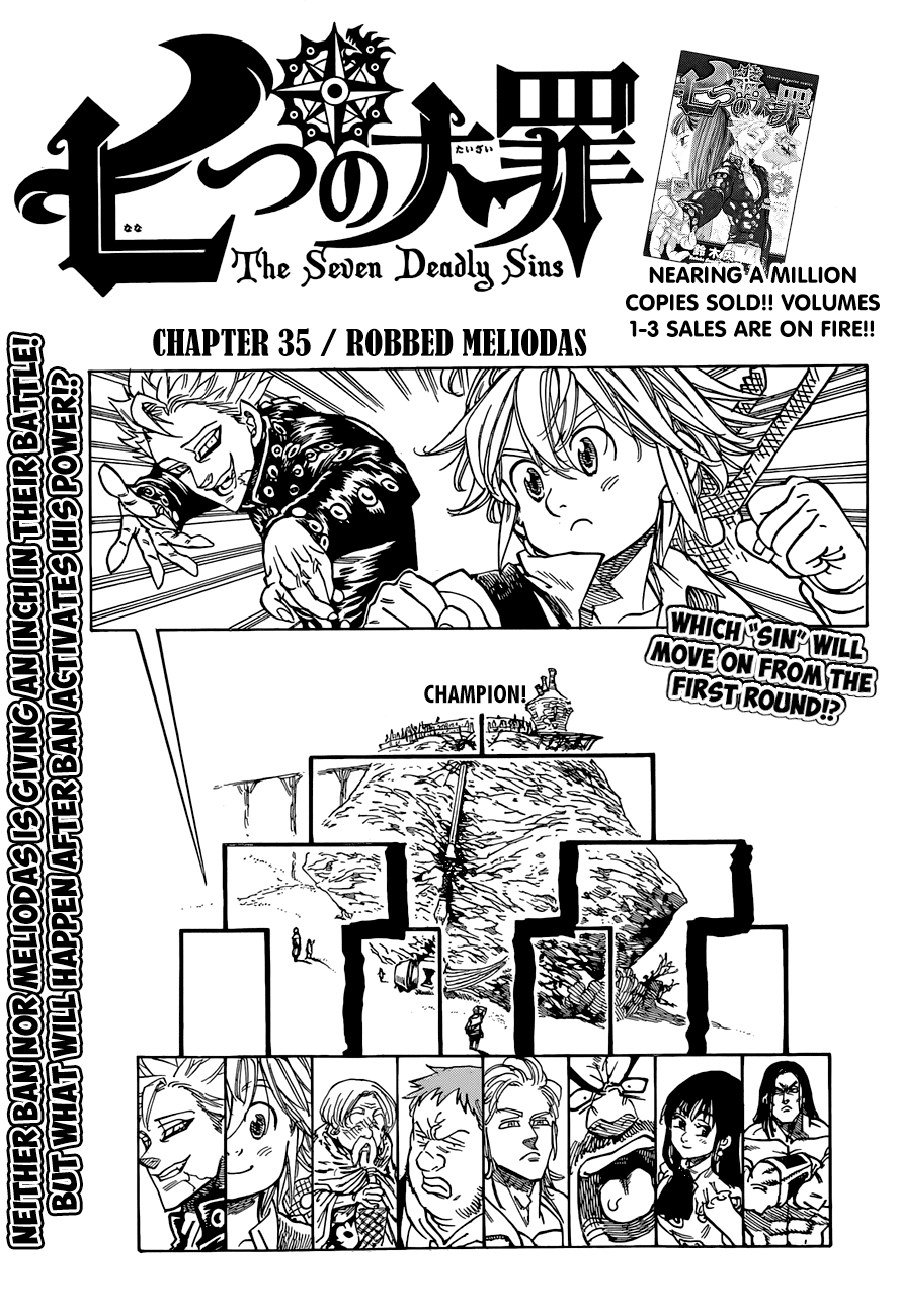 Nanatsu no Taizai Chapter 35 page 2 - Chapter 35: Robbed Meliodas