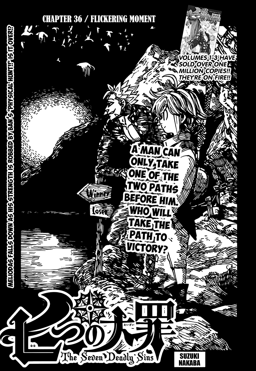 Nanatsu no Taizai Chapter 36 page 2 - Chapter 36: That Blinking Moment