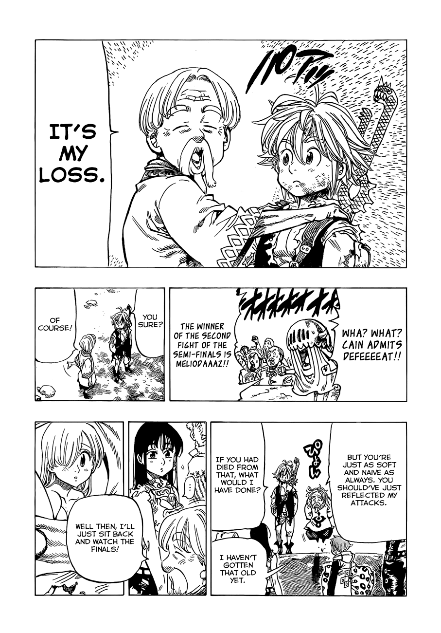 Nanatsu no Taizai Chapter 39 page 14 - Chapter 39: A Longstanding Grudge