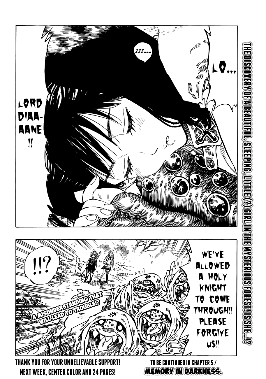 Nanatsu no Taizai Chapter 4 page 18 - Chapter 4: The Sin in the Sleeping Forest