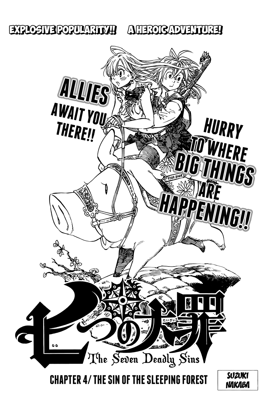 Nanatsu no Taizai Chapter 4 page 2 - Chapter 4: The Sin in the Sleeping Forest