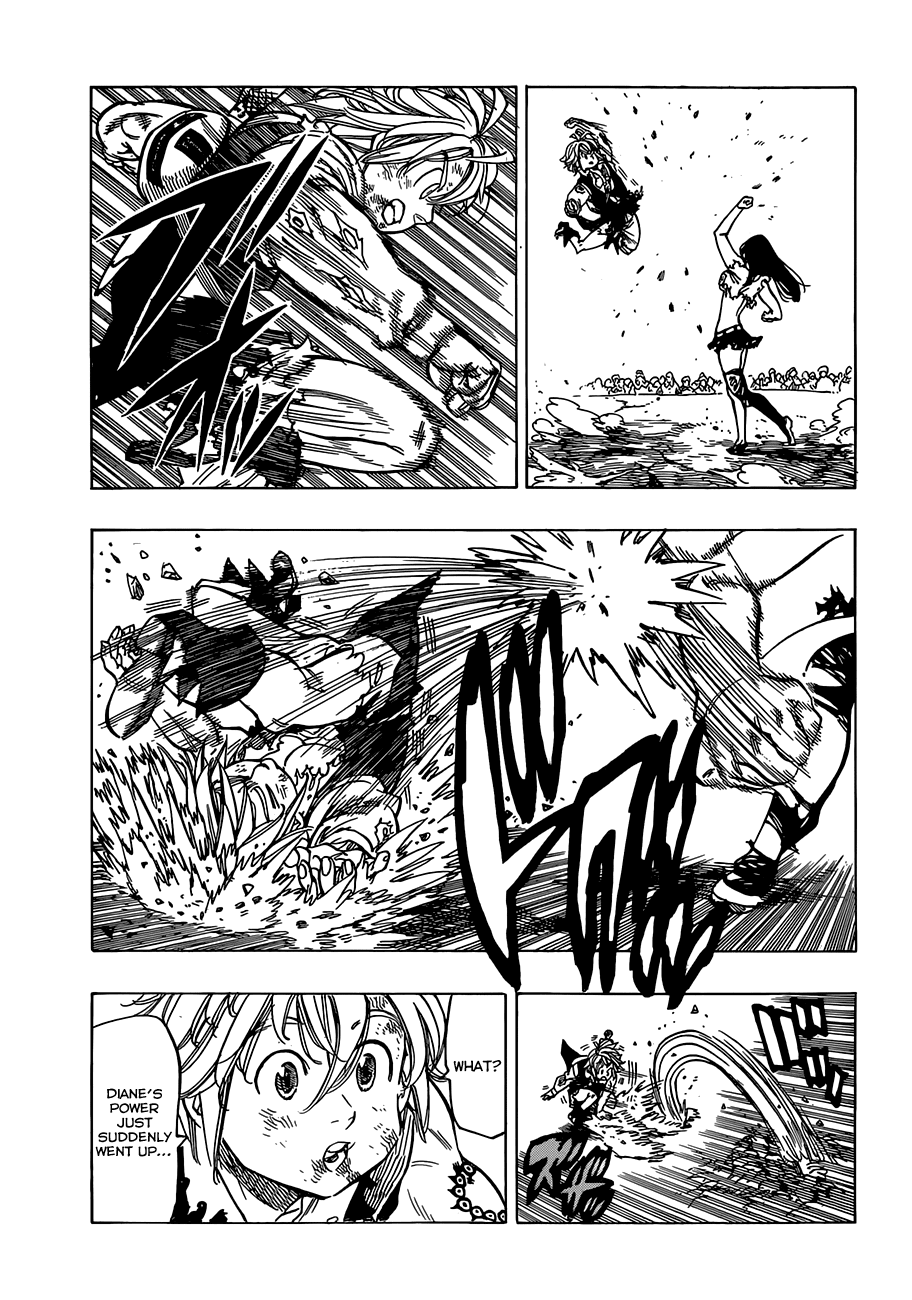 Nanatsu no Taizai Chapter 40 page 12 - Chapter 40: Vaizel's Fighting Festival Finals