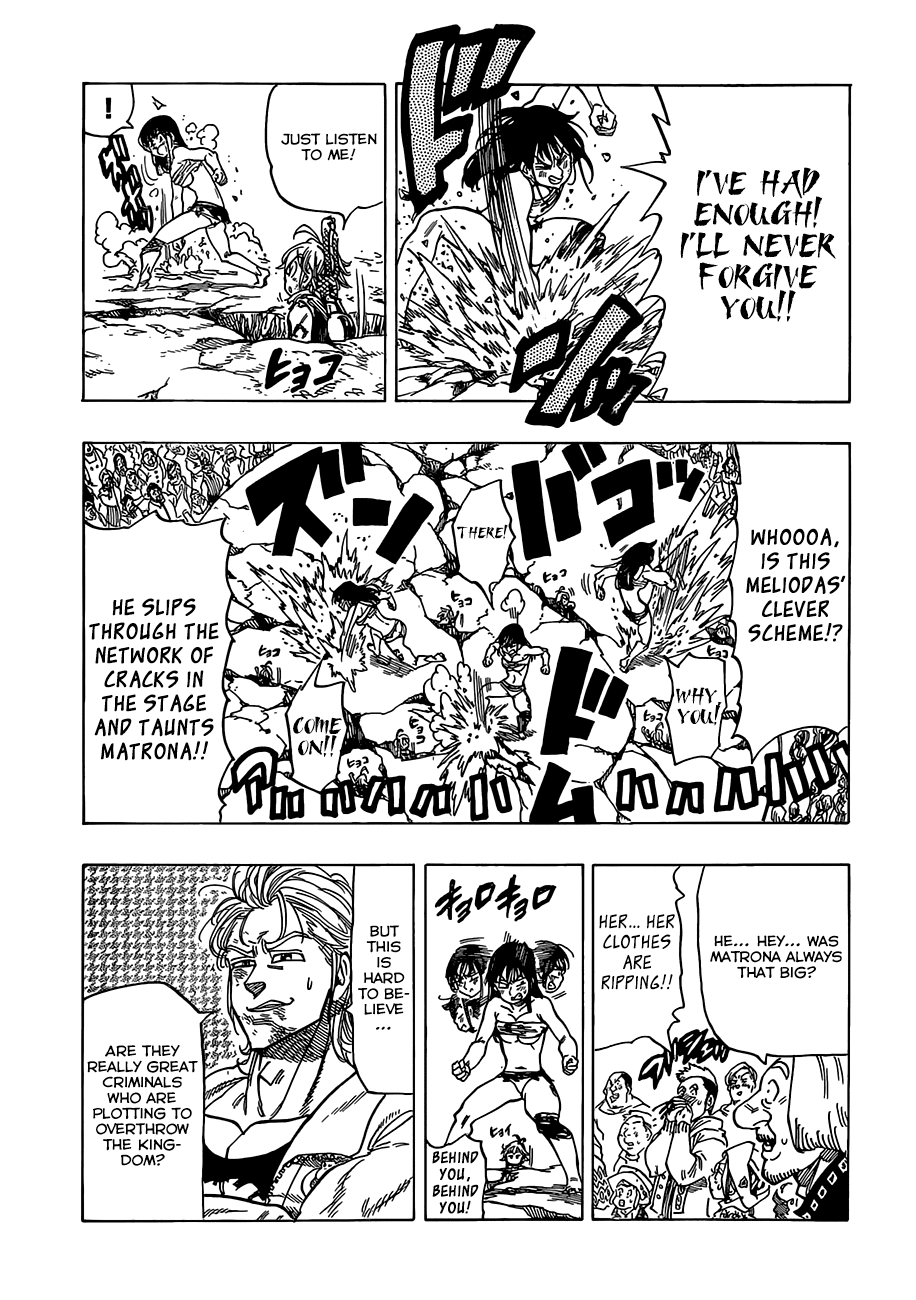 Nanatsu no Taizai Chapter 40 page 14 - Chapter 40: Vaizel's Fighting Festival Finals