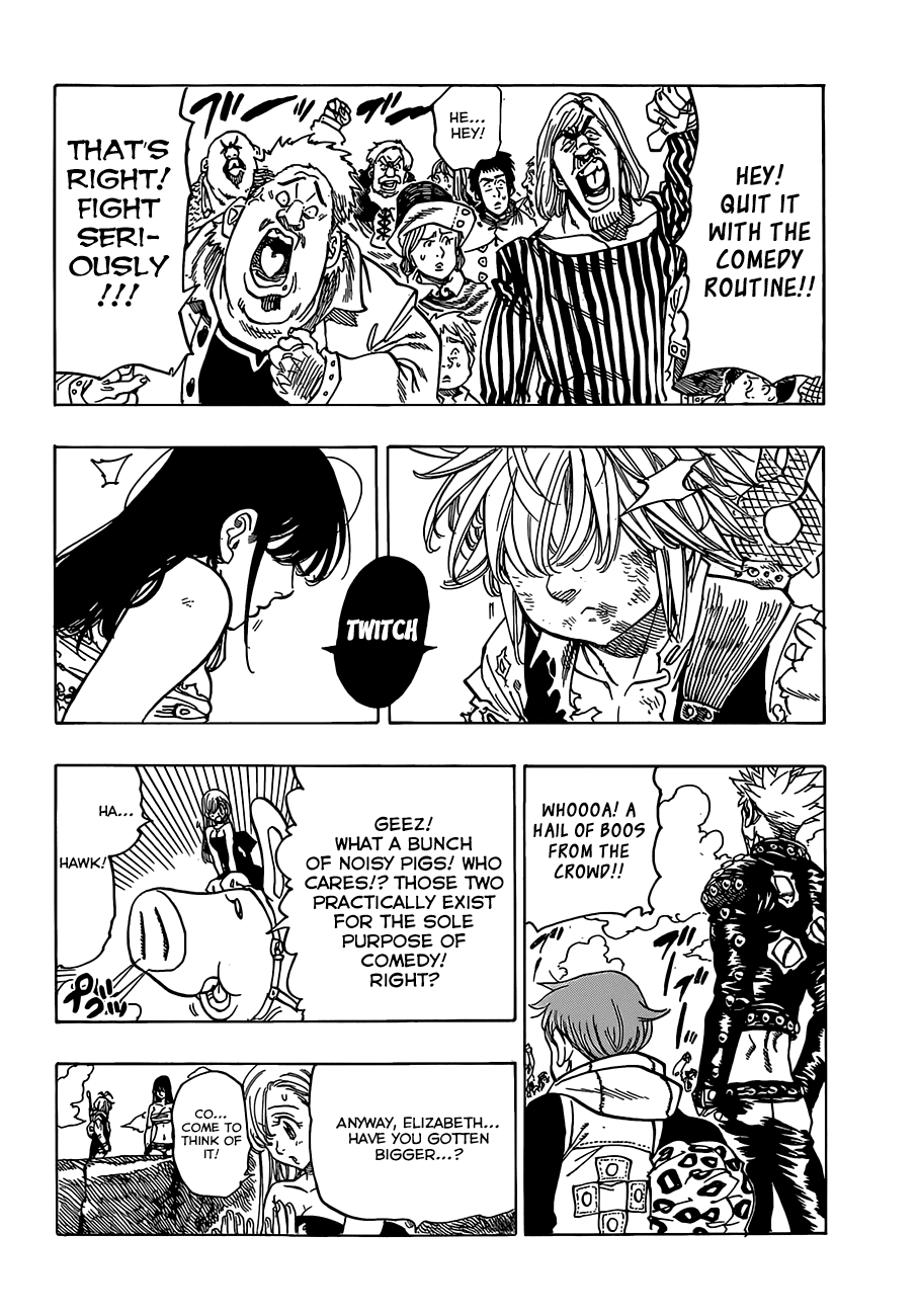 Nanatsu no Taizai Chapter 40 page 15 - Chapter 40: Vaizel's Fighting Festival Finals