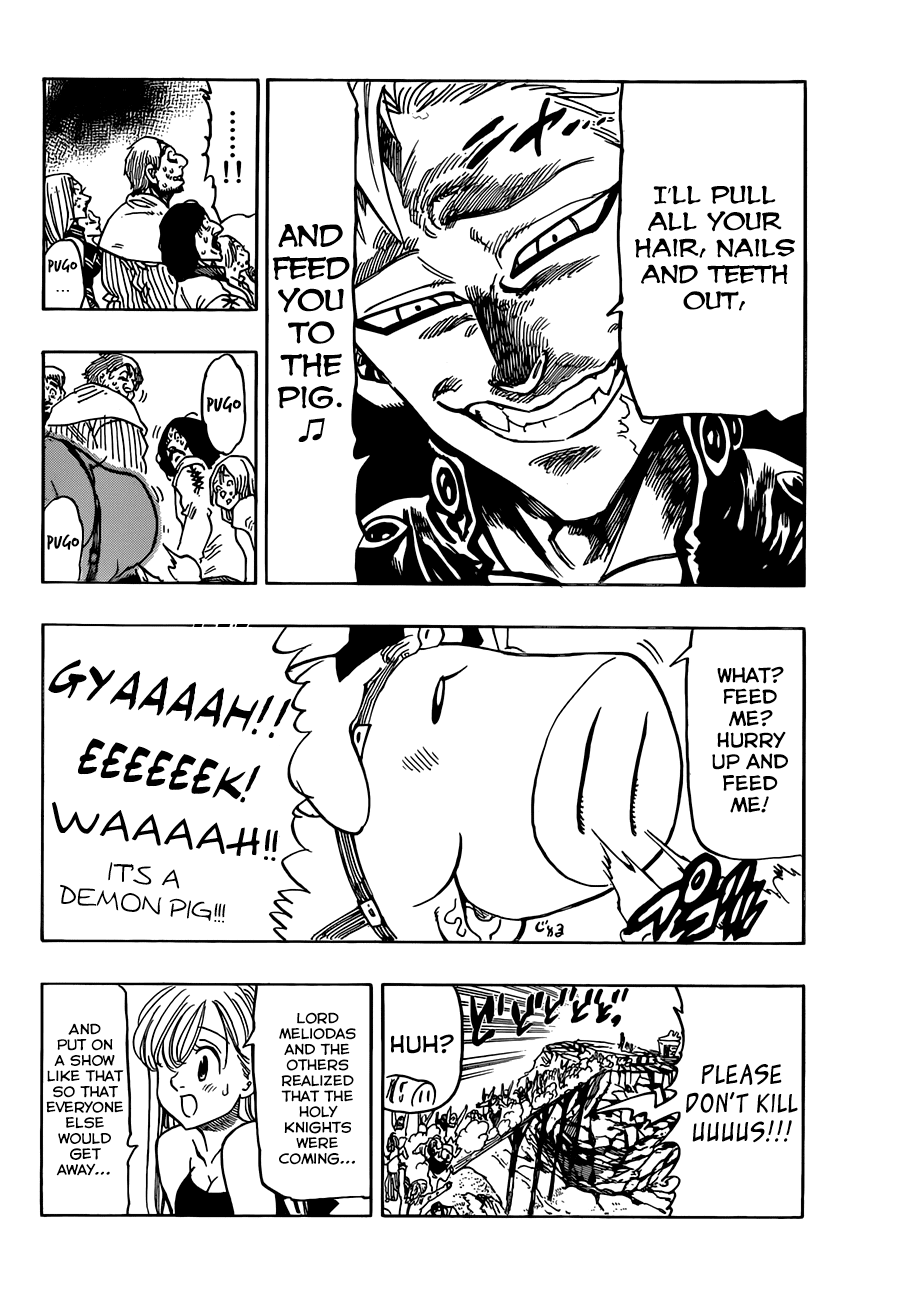 Nanatsu no Taizai Chapter 41 page 10 - Chapter 41: Hair-Raising Canon