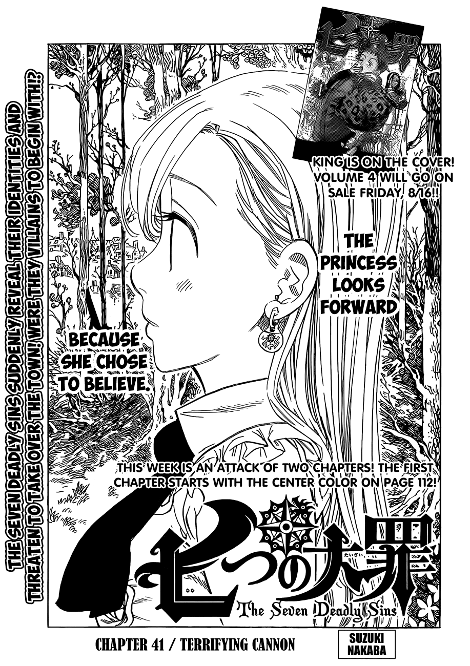 Nanatsu no Taizai Chapter 41 page 2 - Chapter 41: Hair-Raising Canon