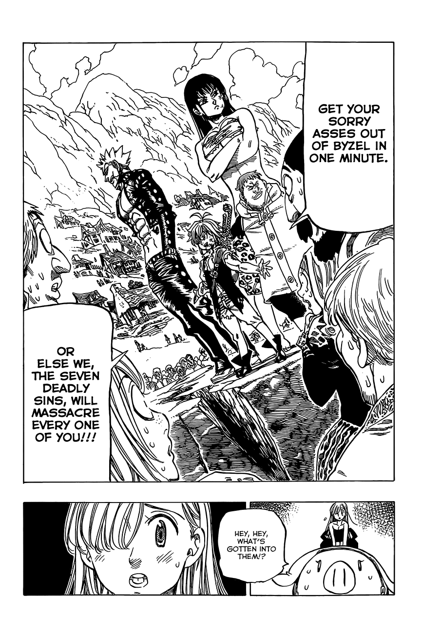 Nanatsu no Taizai Chapter 41 page 3 - Chapter 41: Hair-Raising Canon