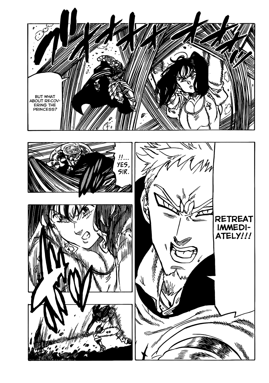 Nanatsu no Taizai Chapter 49 page 11 - Chapter 49: Unavoidable Retreat