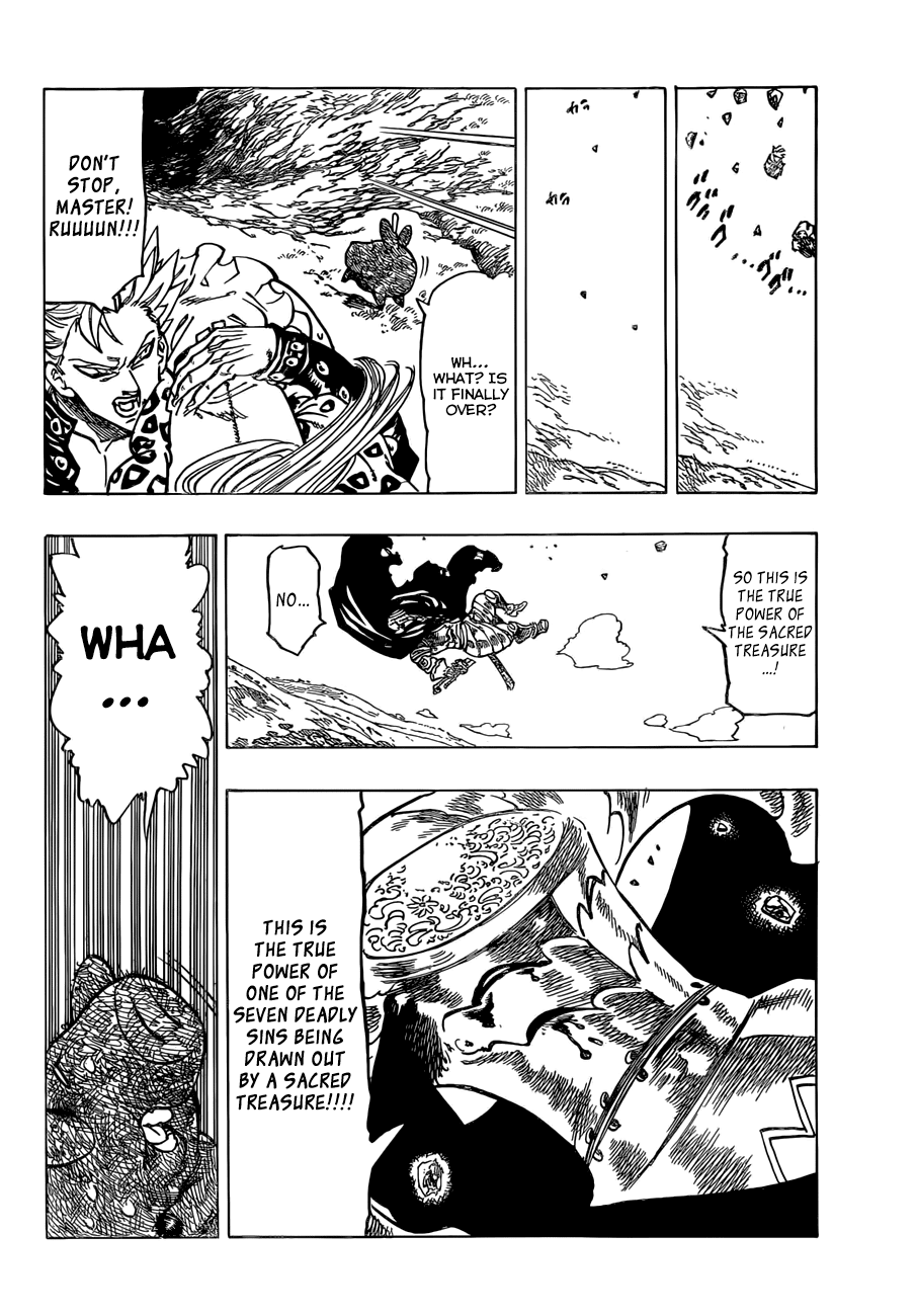 Nanatsu no Taizai Chapter 49 page 14 - Chapter 49: Unavoidable Retreat