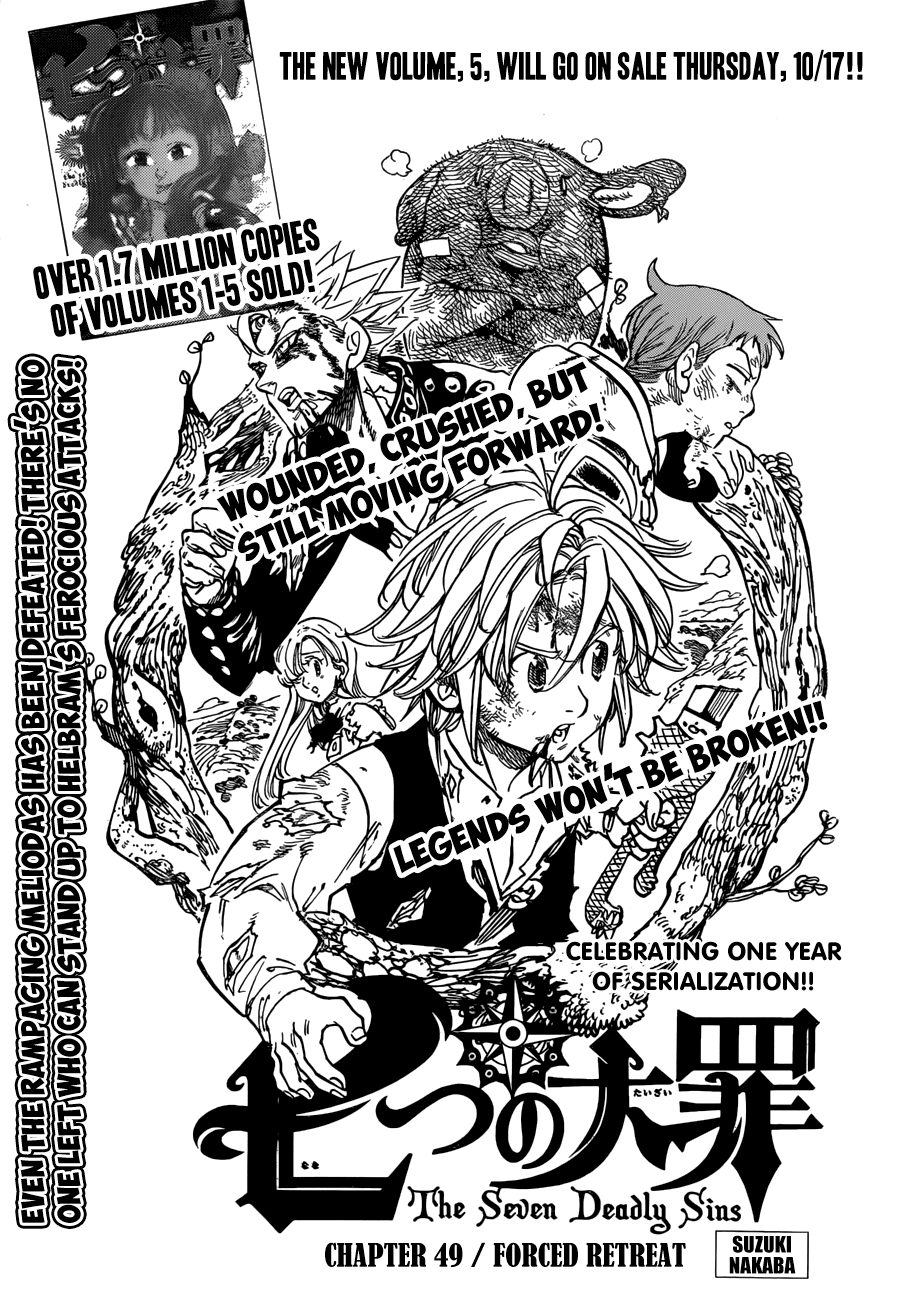 Nanatsu no Taizai Chapter 49 page 2 - Chapter 49: Unavoidable Retreat