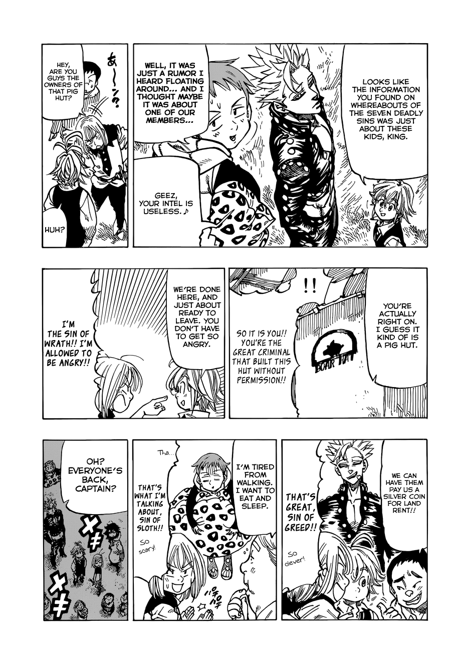 Nanatsu no Taizai Chapter 52 page 12 - Chapter 52: The Truth Behind the Rumors