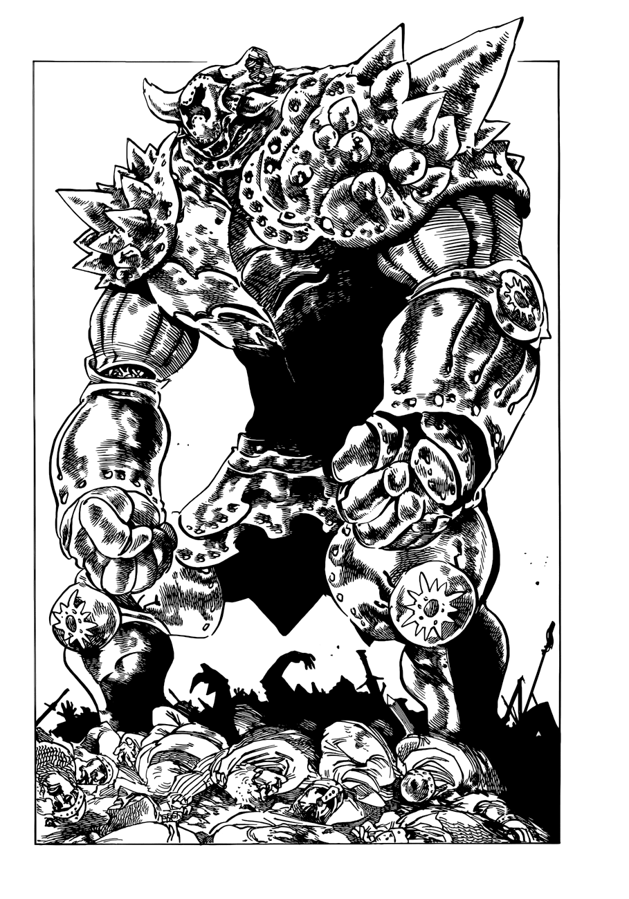 Nanatsu no Taizai Chapter 53 page 11 - Chapter 53: The Armor Giant vs. The Roars of Dawn