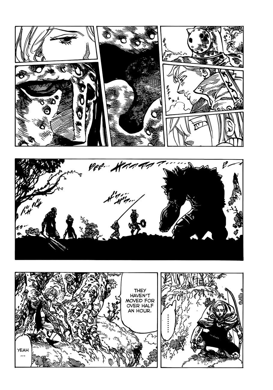 Nanatsu no Taizai Chapter 53 page 15 - Chapter 53: The Armor Giant vs. The Roars of Dawn