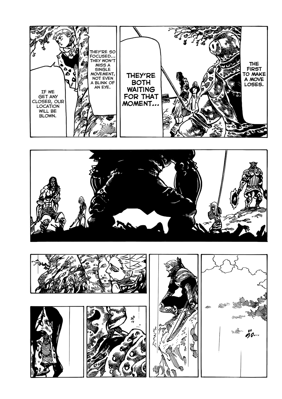 Nanatsu no Taizai Chapter 53 page 16 - Chapter 53: The Armor Giant vs. The Roars of Dawn