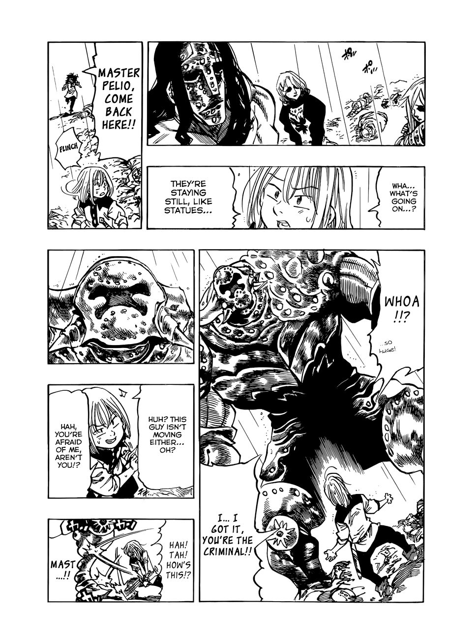 Nanatsu no Taizai Chapter 53 page 18 - Chapter 53: The Armor Giant vs. The Roars of Dawn