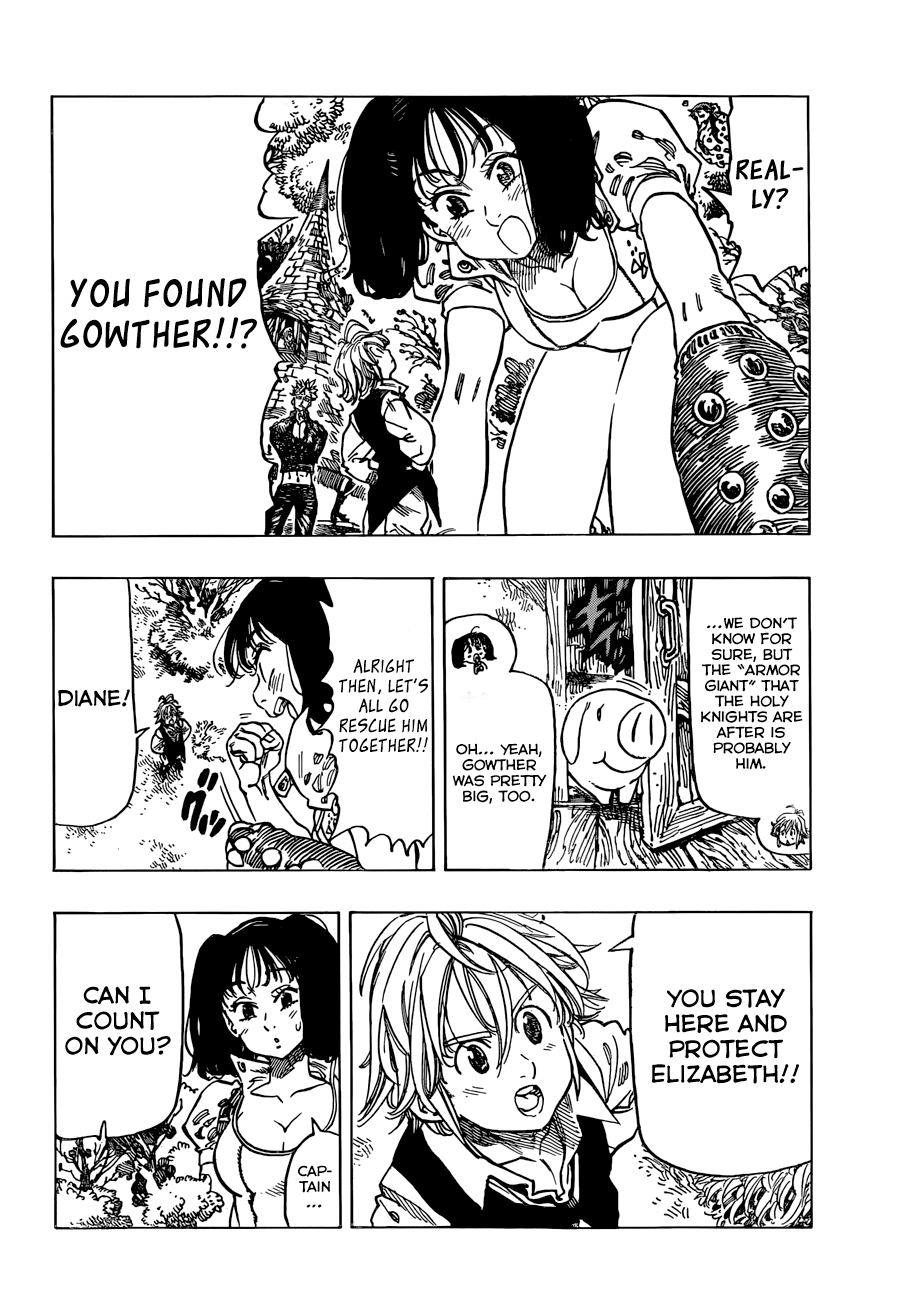 Nanatsu no Taizai Chapter 53 page 3 - Chapter 53: The Armor Giant vs. The Roars of Dawn