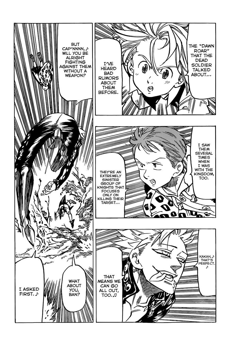 Nanatsu no Taizai Chapter 53 page 9 - Chapter 53: The Armor Giant vs. The Roars of Dawn