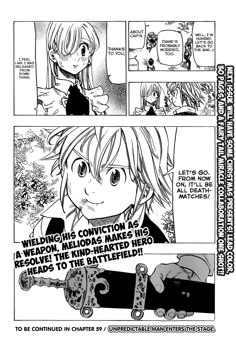 Nanatsu no Taizai Chapter 58 page 21 - Chapter 58: Assumed Readiness