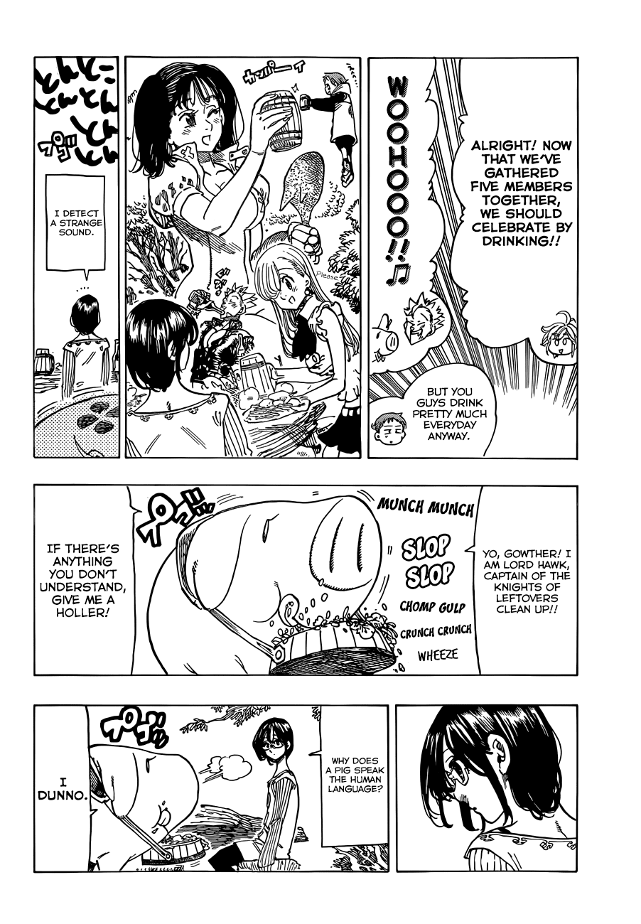 Nanatsu no Taizai Chapter 59 page 8 - Chapter 59: The Unreadable Man