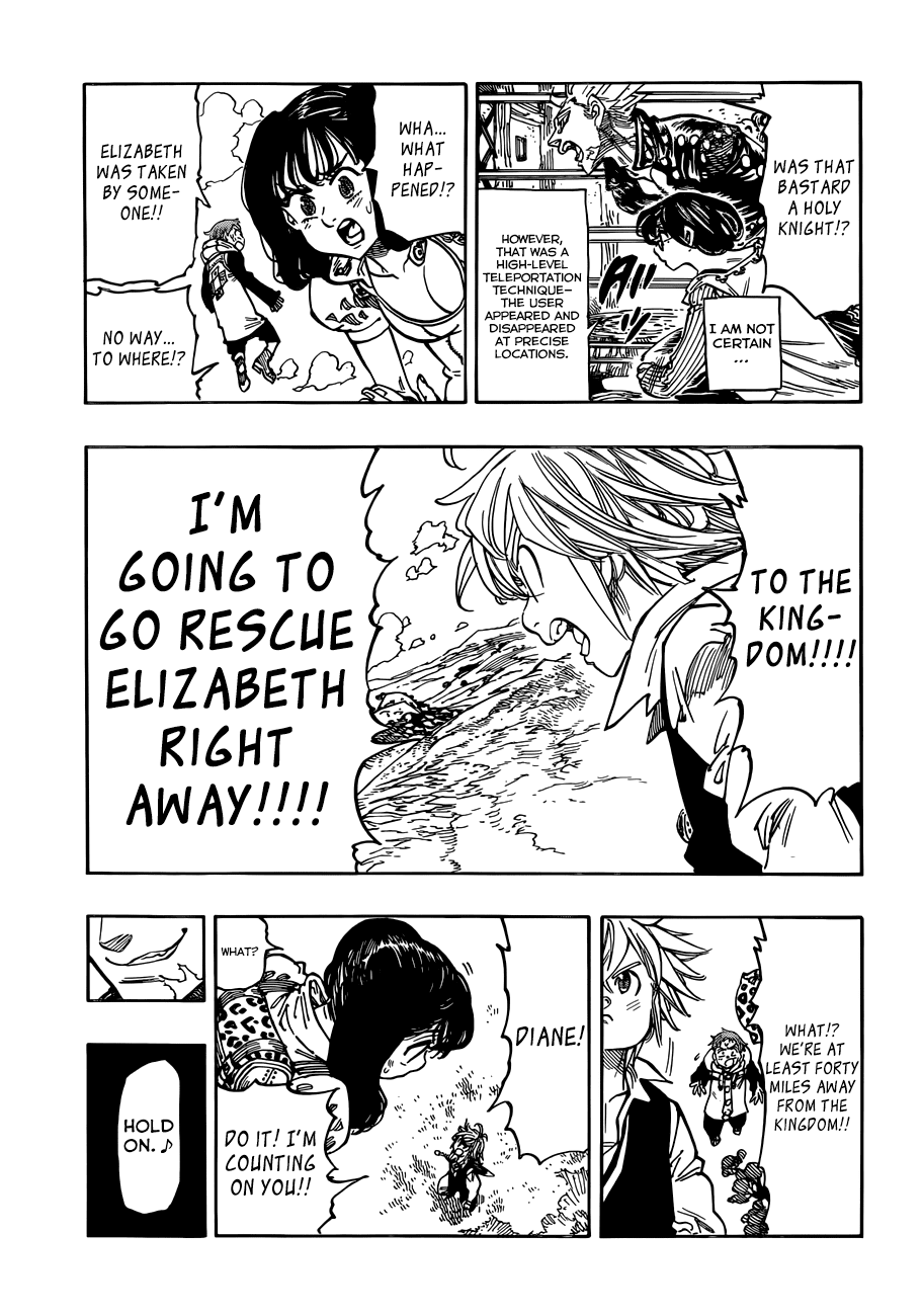 Nanatsu no Taizai Chapter 61 page 14 - Chapter 61: The Legends Get Stirred Up