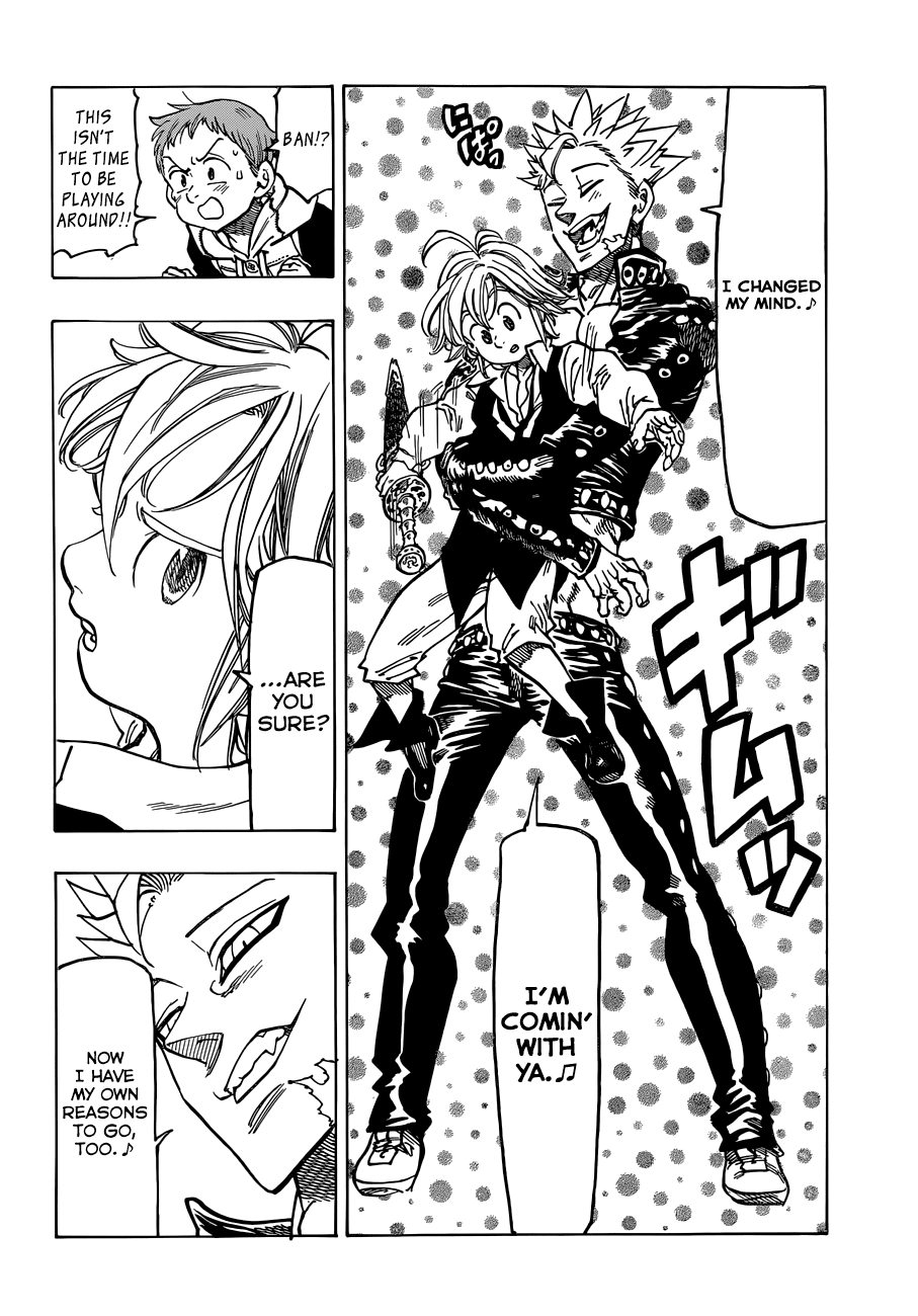 Nanatsu no Taizai Chapter 61 page 15 - Chapter 61: The Legends Get Stirred Up