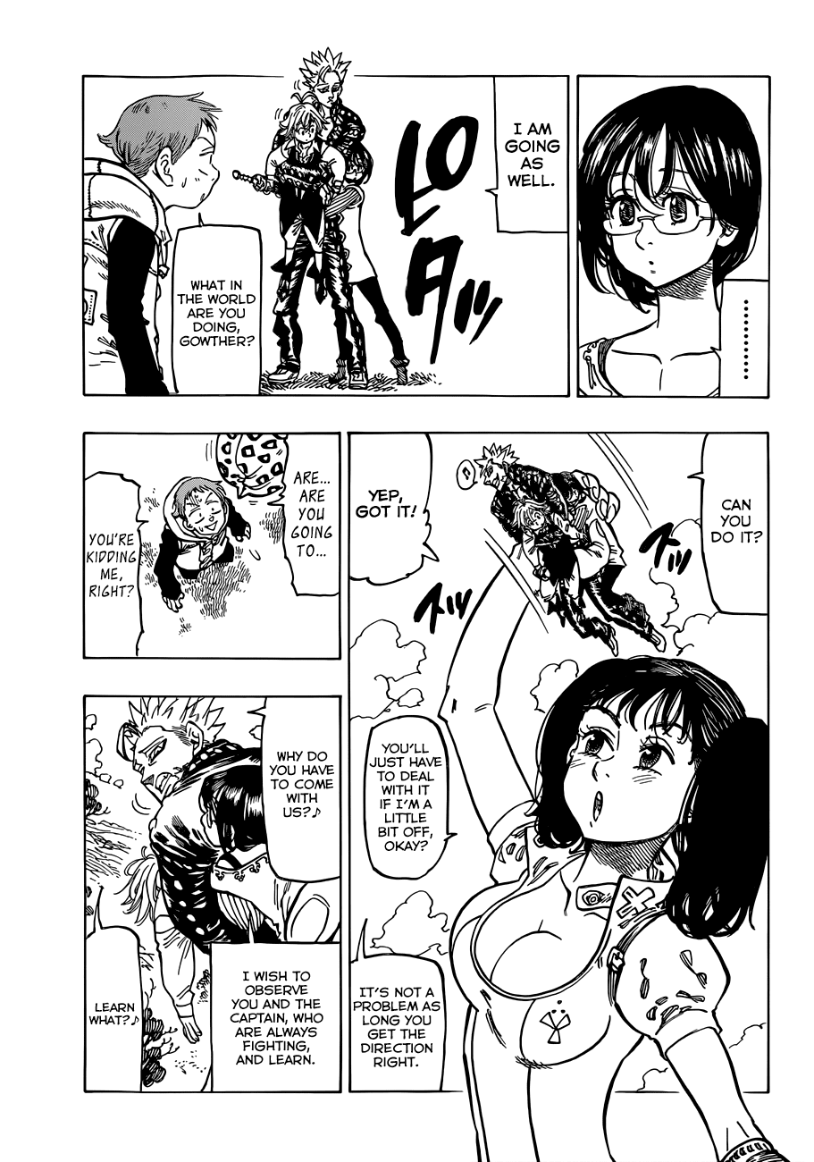 Nanatsu no Taizai Chapter 61 page 16 - Chapter 61: The Legends Get Stirred Up