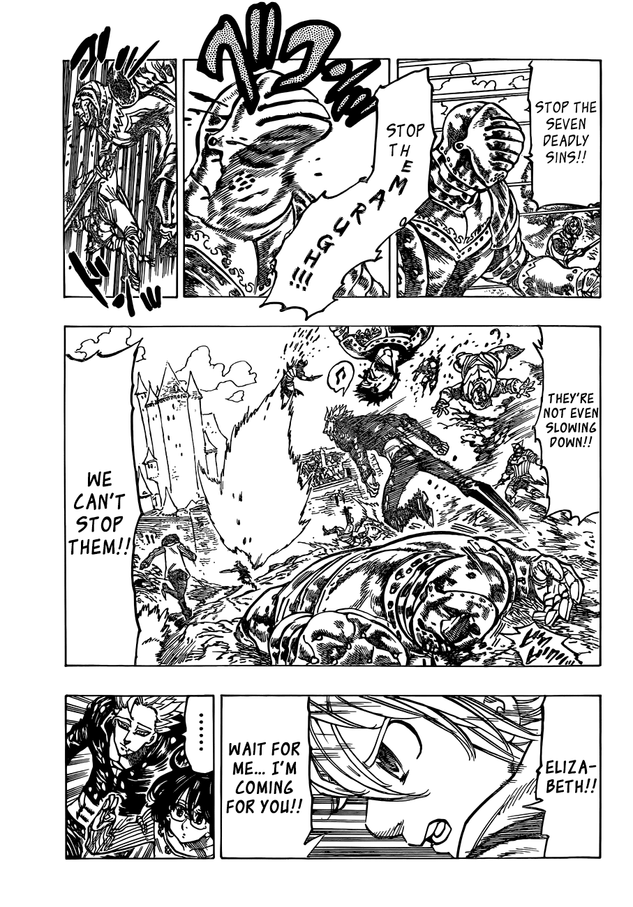 Nanatsu no Taizai Chapter 62 page 12 - Chapter 62: The Devil Won't Stop