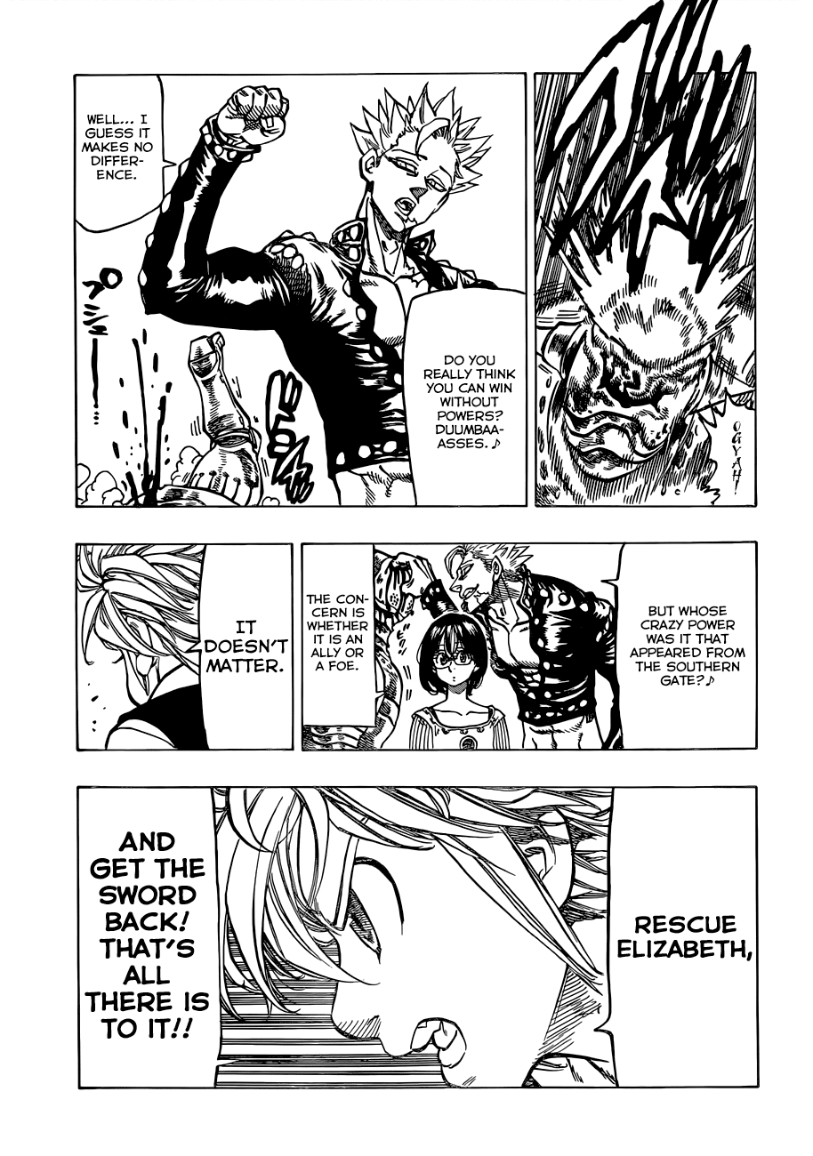 Nanatsu no Taizai Chapter 64 page 14 - Chapter 64: Strategy To Invade The Kingdom