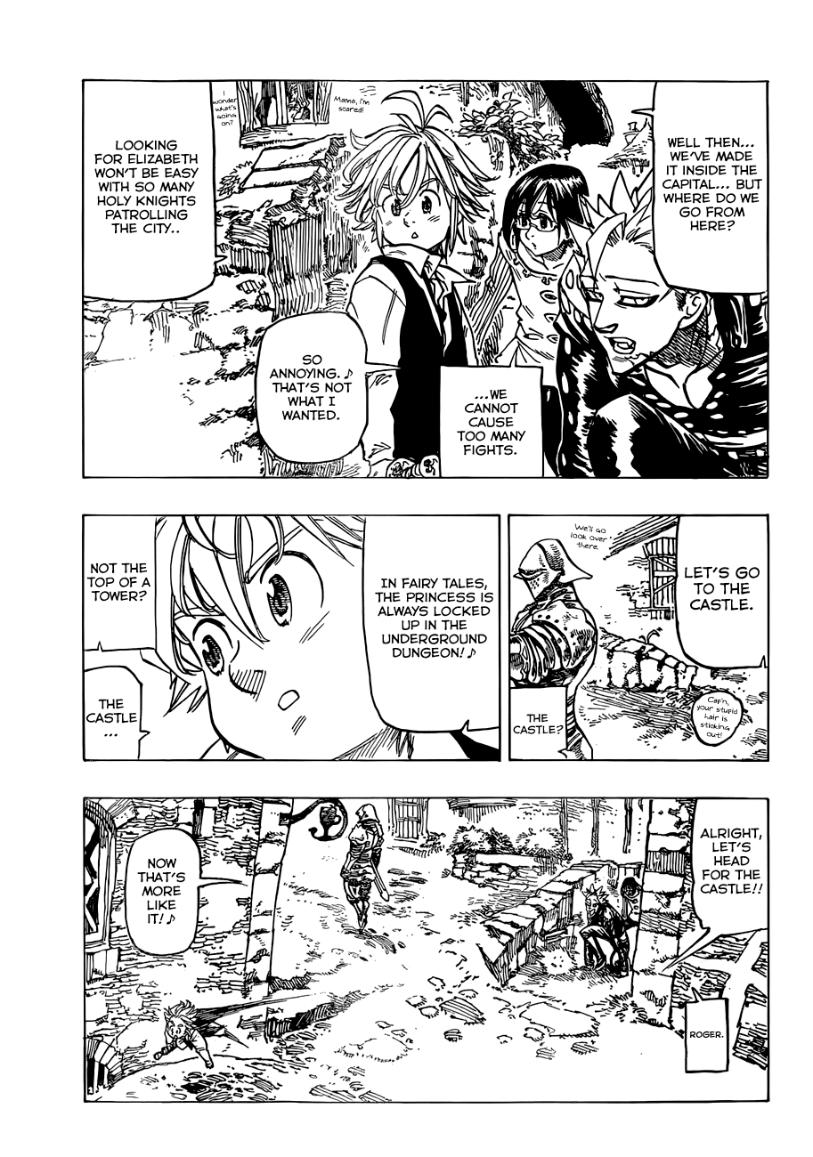 Nanatsu no Taizai Chapter 65 page 12 - Chapter 65: Inescapable Collision