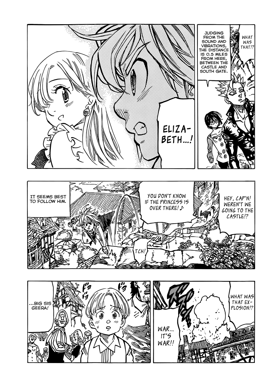 Nanatsu no Taizai Chapter 65 page 14 - Chapter 65: Inescapable Collision