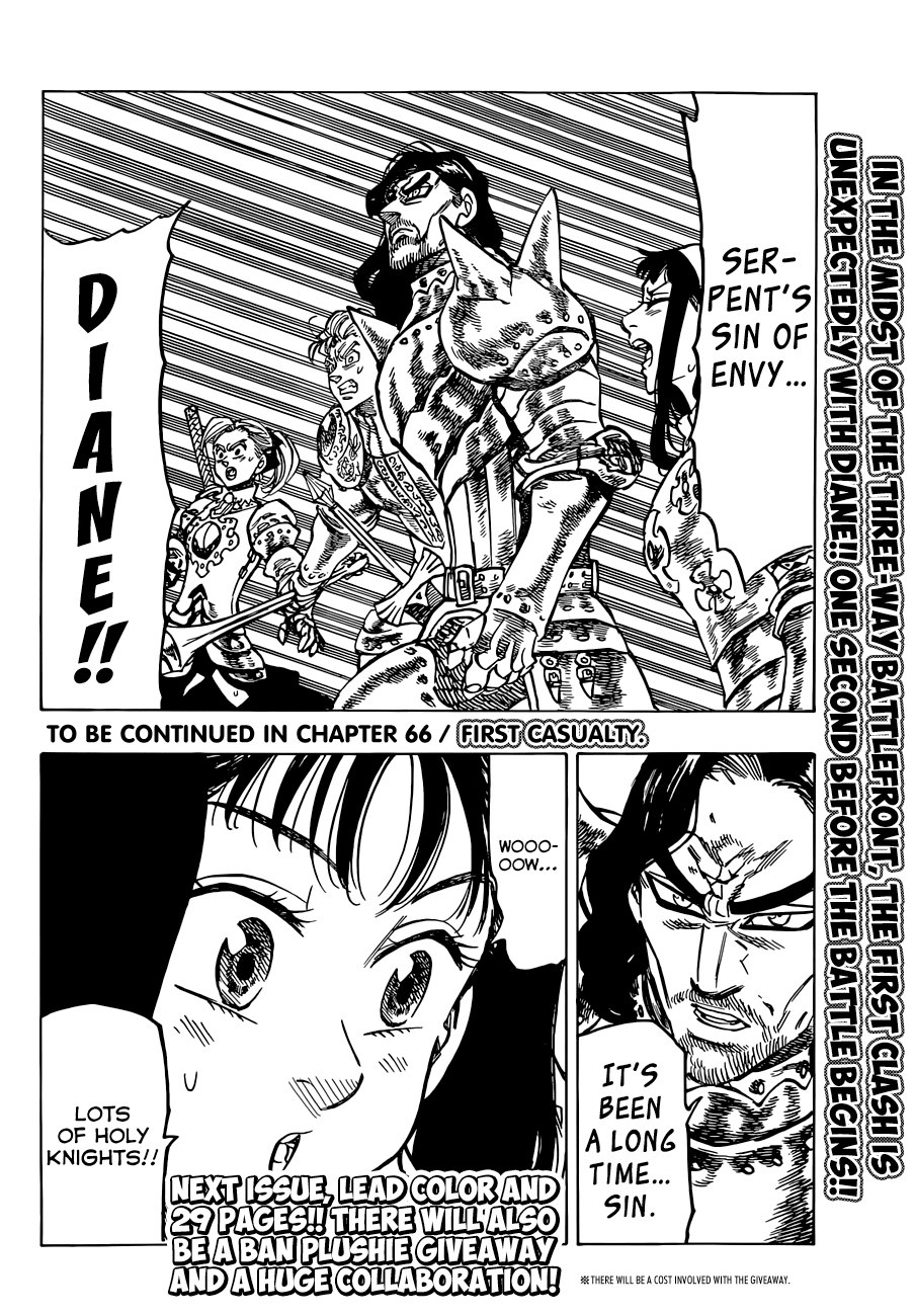 Nanatsu no Taizai Chapter 65 page 20 - Chapter 65: Inescapable Collision