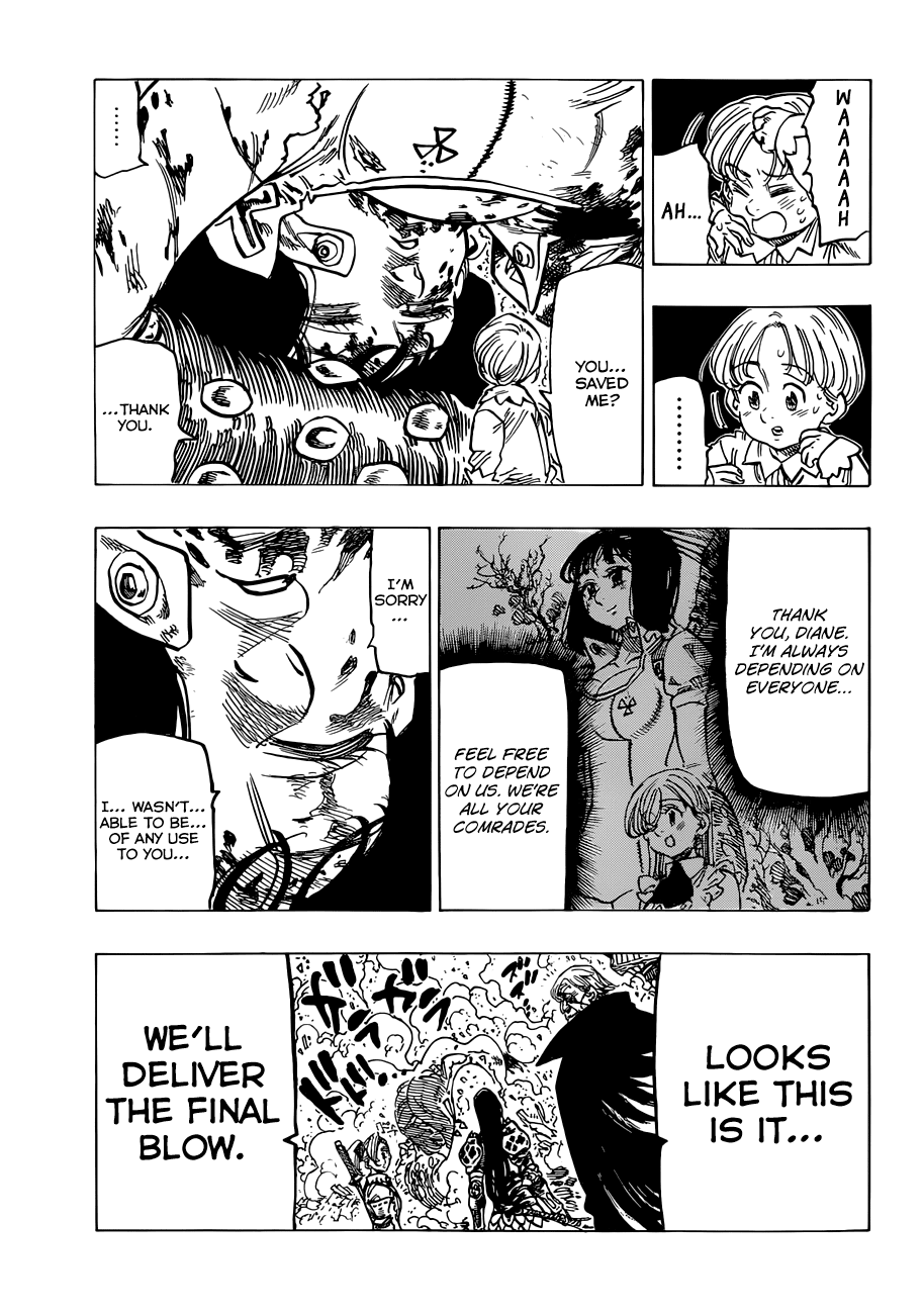 Nanatsu no Taizai Chapter 67 page 17 - Chapter 67: Crack