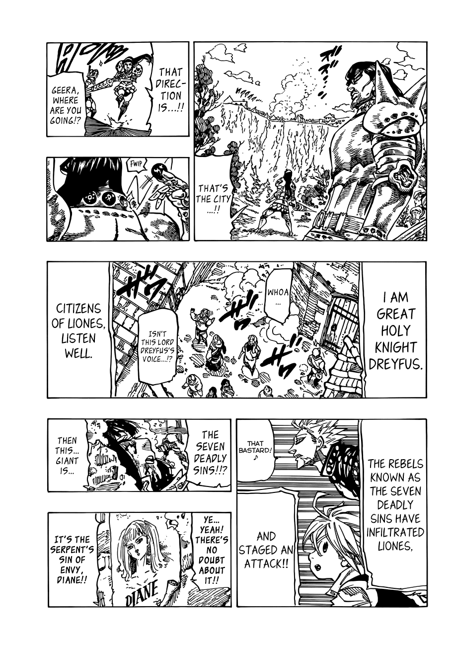 Nanatsu no Taizai Chapter 67 page 9 - Chapter 67: Crack