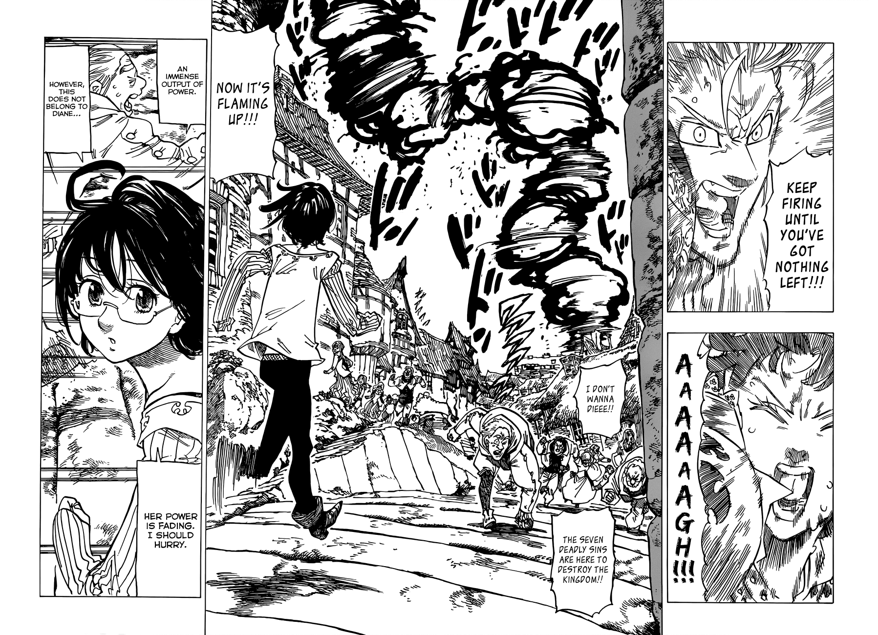 Nanatsu no Taizai Chapter 68 page 10 - Chapter 68: Overwhelming Gap In Fighting Strength