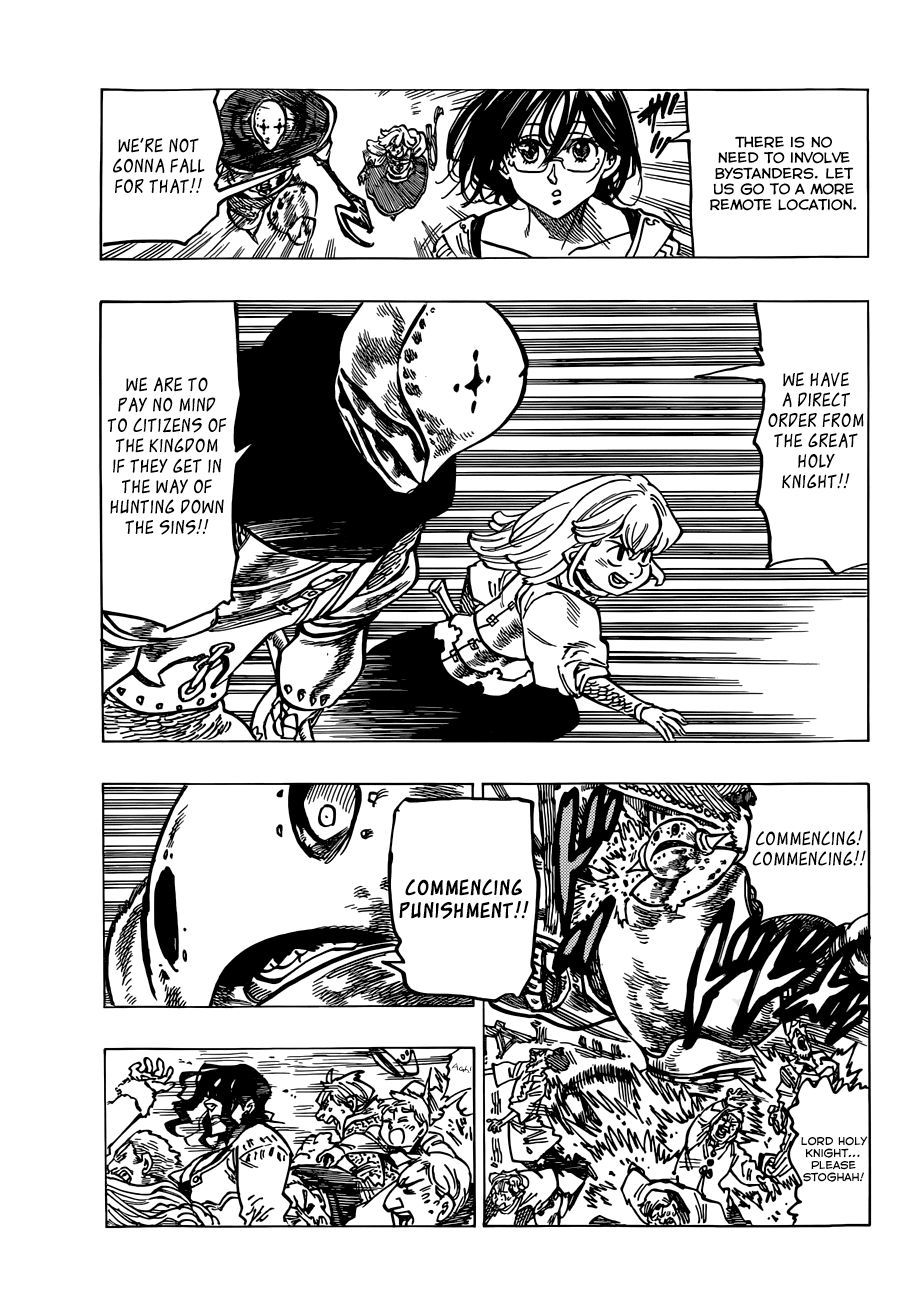 Nanatsu no Taizai Chapter 68 page 14 - Chapter 68: Overwhelming Gap In Fighting Strength