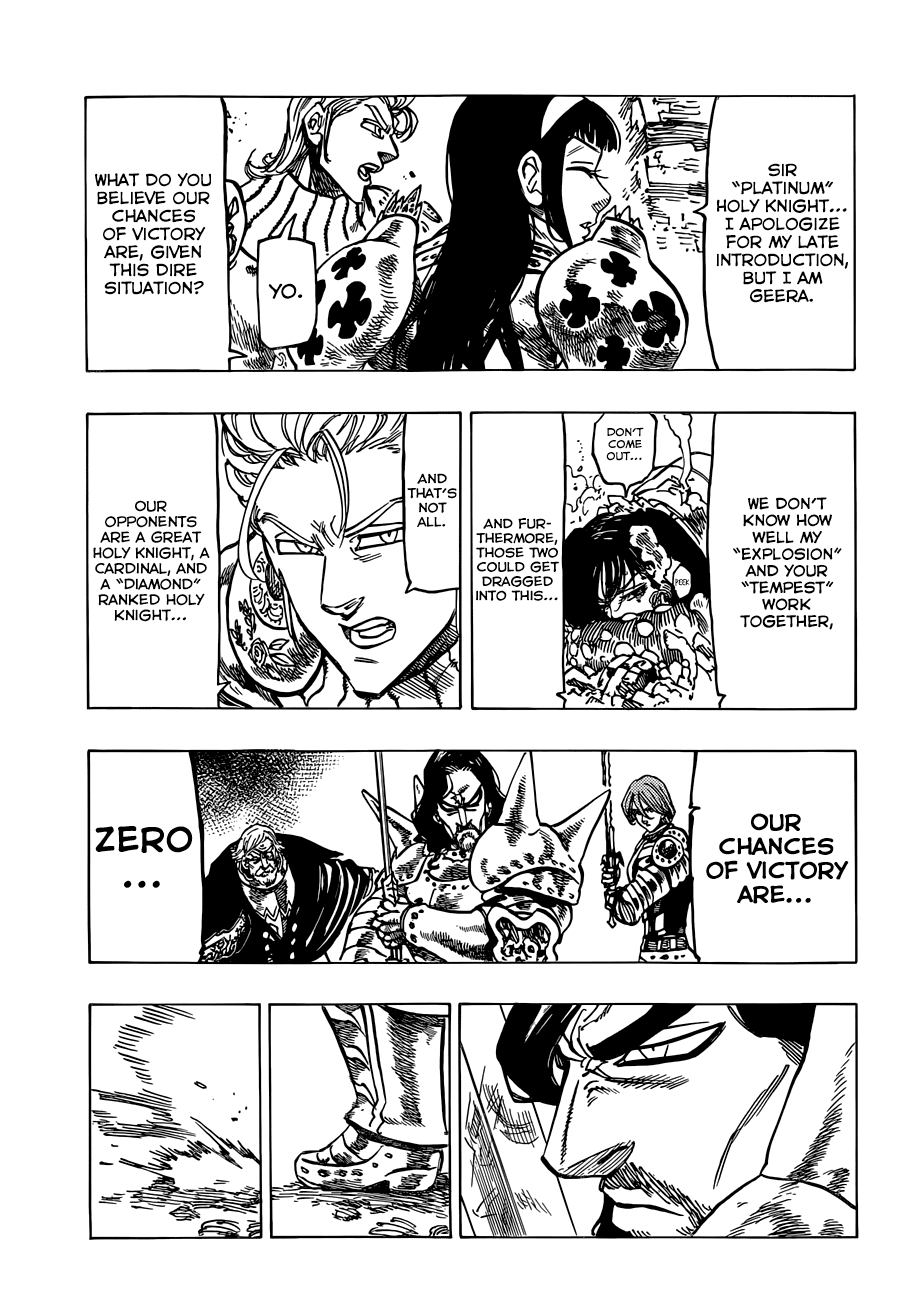 Nanatsu no Taizai Chapter 68 page 6 - Chapter 68: Overwhelming Gap In Fighting Strength