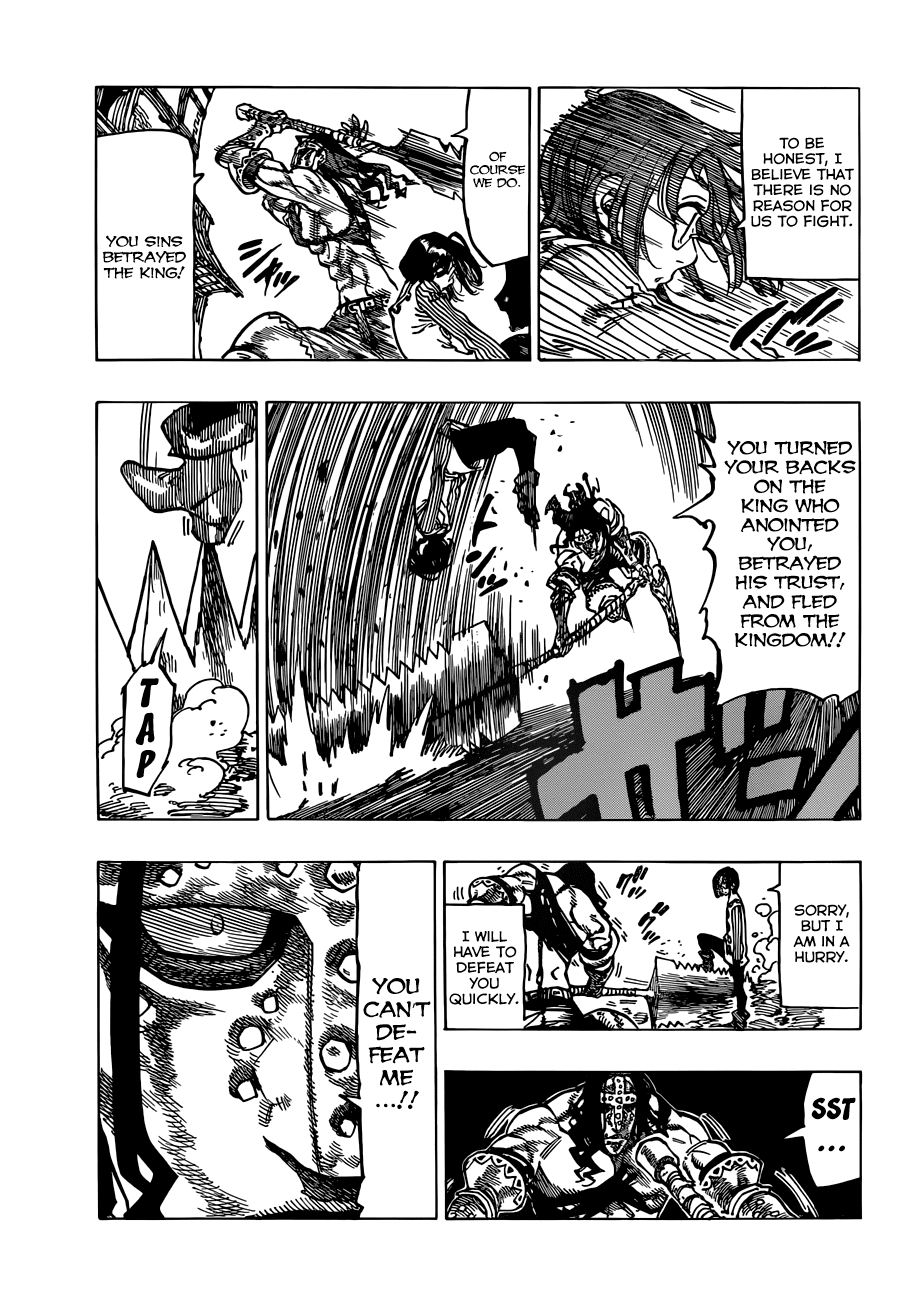 Nanatsu no Taizai Chapter 69 page 4 - Chapter 69: There's A First Time For Everything