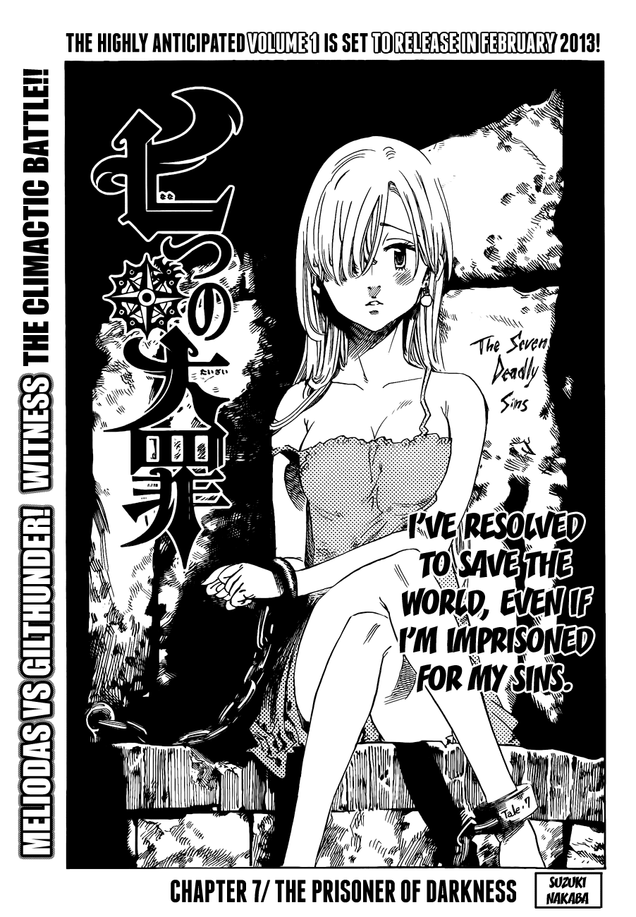 Nanatsu no Taizai Chapter 7 page 2 - Chapter 7: Dark Prisoner