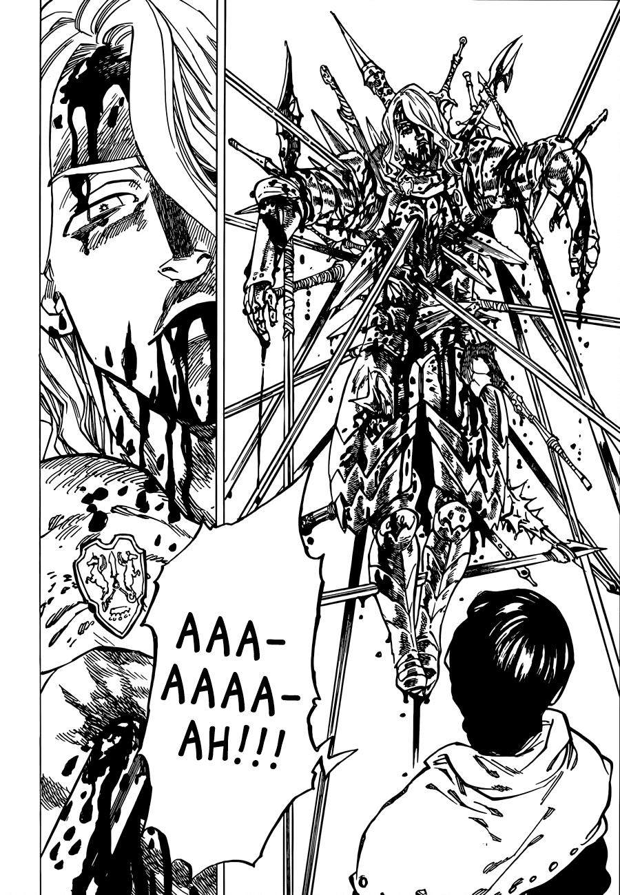 Nanatsu no Taizai Chapter 70 page 18 - Chapter 70: The Hellfire Captain of the Holy Knights