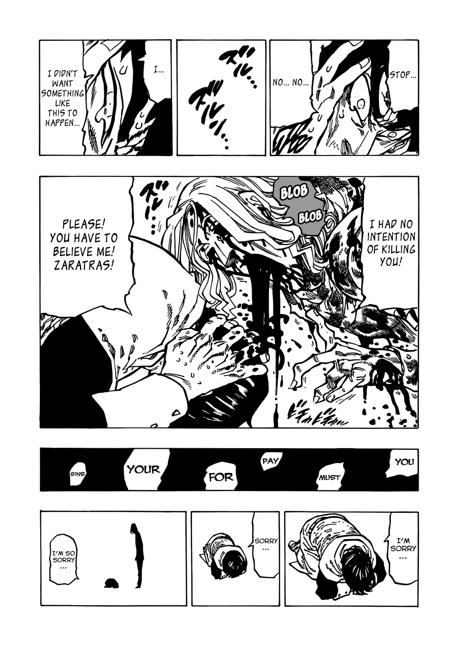 Nanatsu no Taizai Chapter 70 page 19 - Chapter 70: The Hellfire Captain of the Holy Knights