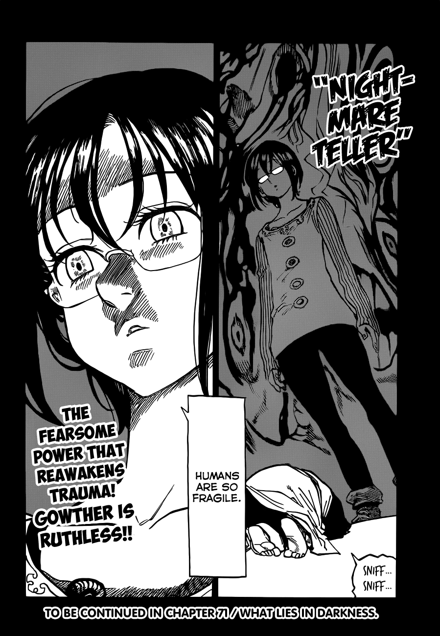 Nanatsu no Taizai Chapter 70 page 20 - Chapter 70: The Hellfire Captain of the Holy Knights
